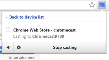 chromecast google chrome extension