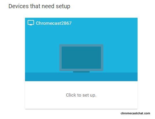 google chromecast setup windows 10