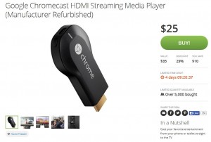 groupon chromecast