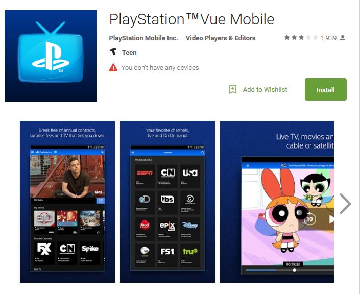 playstation-vue-mobile-app